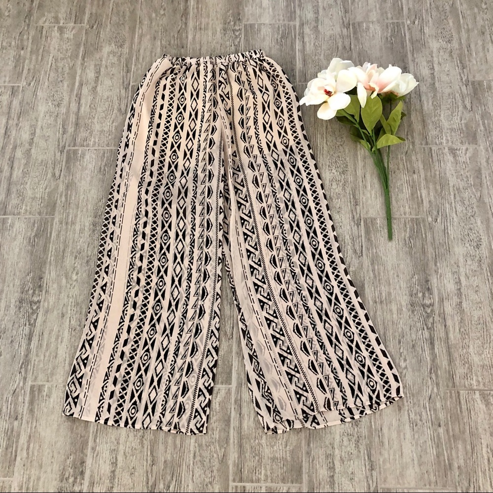 Papaya Wide Semi-Sheet Pants